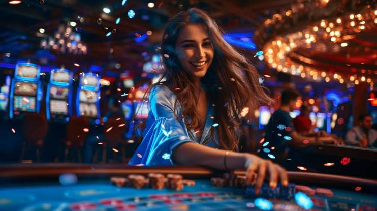 Người dùng tham gia bàn roulette live casino trên điện thoại